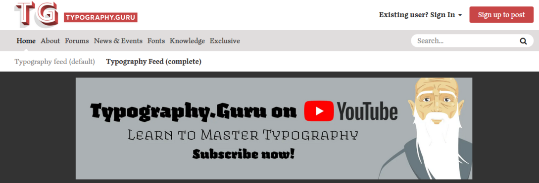 typography guru