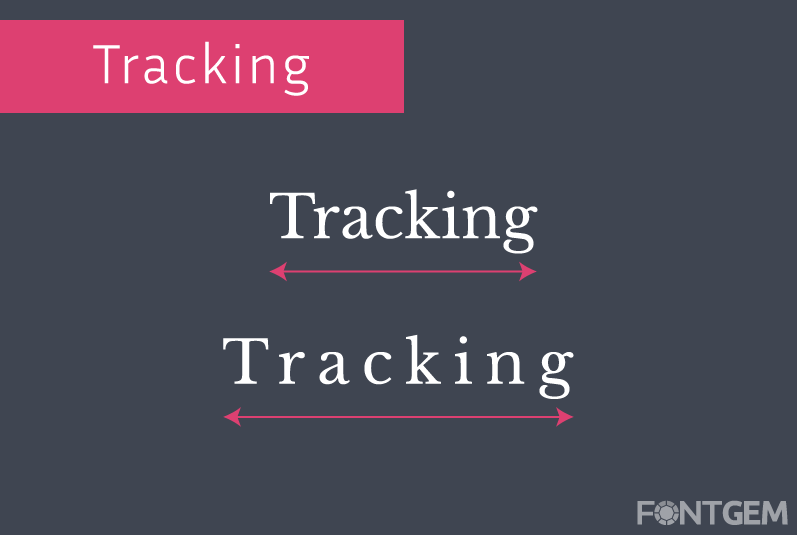 typography tracking